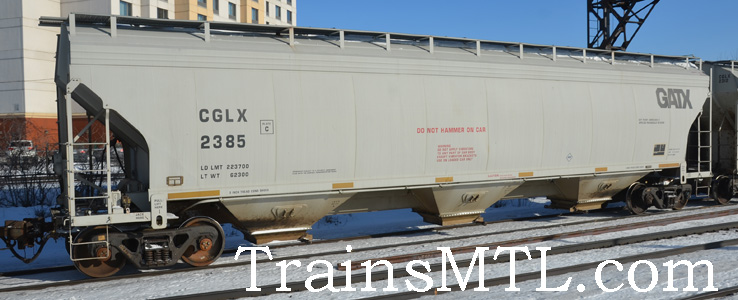 Car/wagon CGLX2385 right side / coté droite